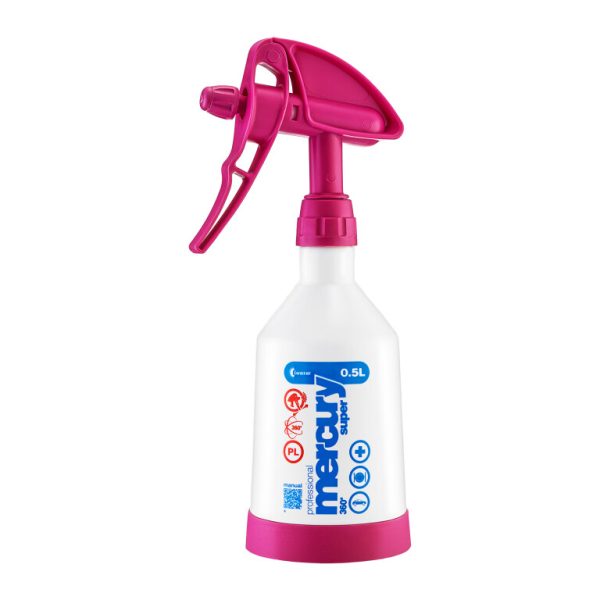 KWAZAR Mercury 360 Pro Różowy 500ml - profesjonalny opryskiwacz