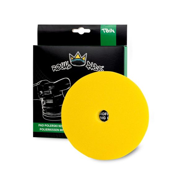 Royal Pads THIN Medium Pad 80mm - Pad Polerski Żółty
