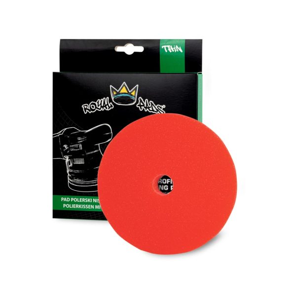 Royal Pads THIN Soft Pad 130mm - Pad Polerski Czerwony