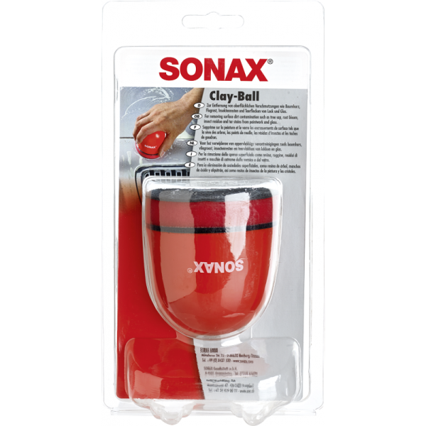 SONAX Clay Ball -aplikator z glinką do czyszczenia lakieru