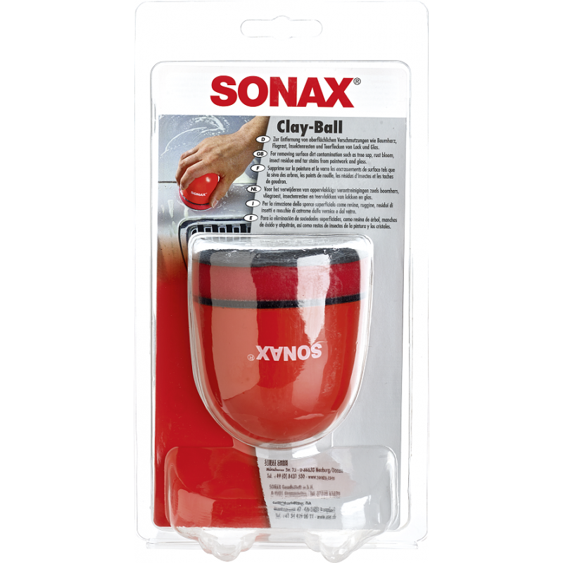 clay-ball_big SONAX Clay Ball -aplikator z glinką do czyszczenia lakieru