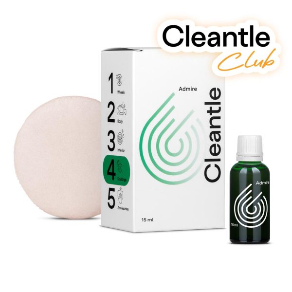 Cleantle Admire 15ml - powłoka z dodatkiem nanorurek węgla 3-letnia