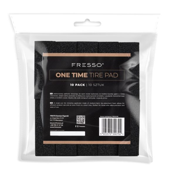 Fresso One Time Pad  - aplikator dressingu do opon 10 szt.