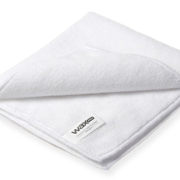 waxPRO Premium Microfiber White 360 gsm 40x40cm - mikrofibra