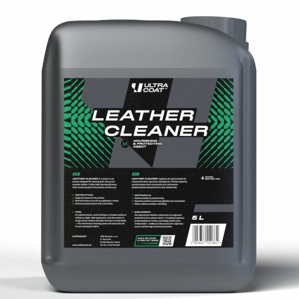 Ultracoat Leather Cleaner 5L - środek do czyszczenia tapicerki skórzanej