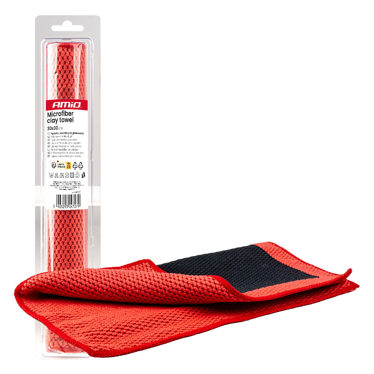 011120256905aba925d94_big AMiO Ręcznik z mikrofibry do glinkowania 30cmx30cm – ręcznik do glinkowania lakieru