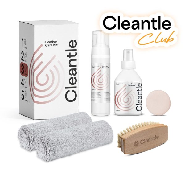 Cleantle Leather Care Kit - zestaw do czyszczenia i pielęgnacji tapicerki skórzanej