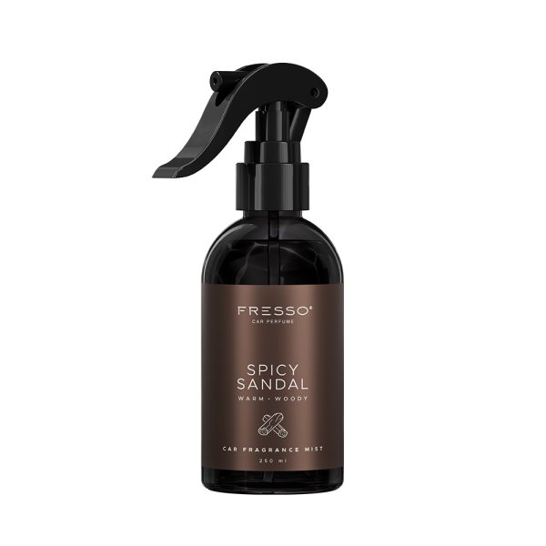 Fresso Car Fragrance Mist Spicy Sandal 250 ml - drzewno-korzenna mgiełka zapachowa do auta