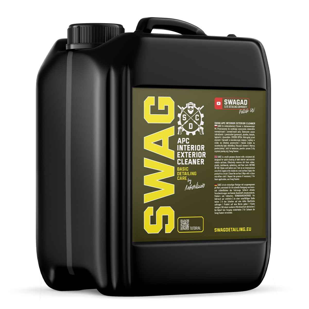 swag-apc-transparent_big Swag Basic APC Exterior Interior Cleaner 5L - uniwersalny środek czyszczący