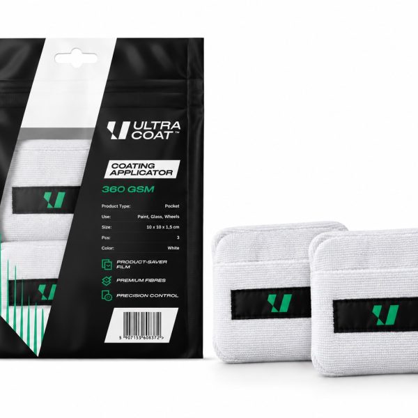 Ultracoat Pocket Coating Applicator 2-pack - Wygodny aplikator kieszonkowy do powłok na felgach i w trudno dostępnych miejscach.