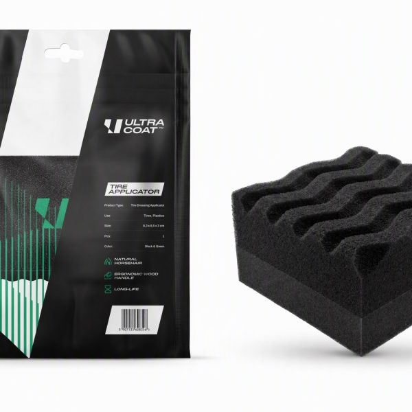 Ultracoat Tire Applicator - Profilowany aplikator piankowy do wygodnego i równomiernego nakładania dressingu.