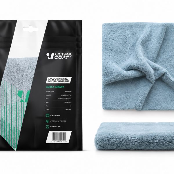 Ultracoat Universal Microfibre - Uniwersalna mikrofibra do czyszczenia i wykończenia powierzchni we wnętrzu i na zewnątrz auta.